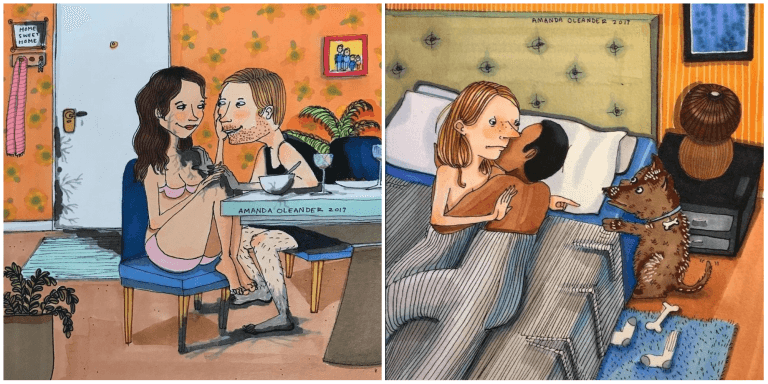 (Не)обичайната любов – в илюстарците на Amanda Oleander