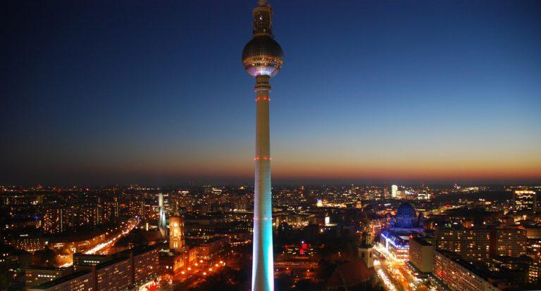 berlin night view