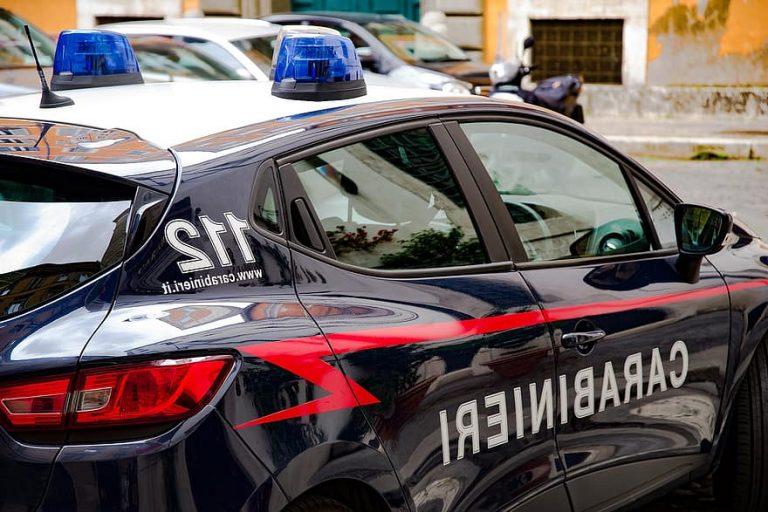 police carabinieri car flashing light italian italy security carabiniere rome