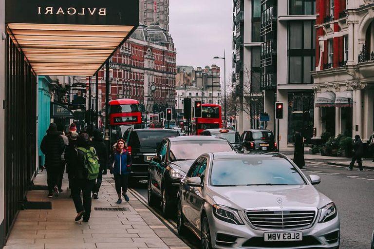 vehicle london people united kingdom england street red city traffic