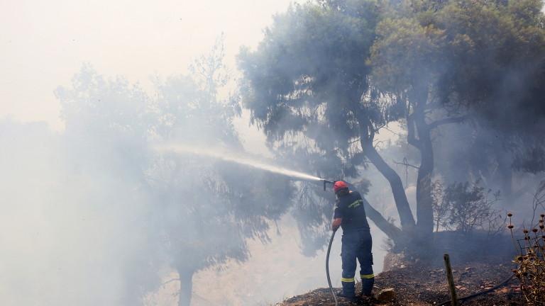 Wildfires continue to rage for a third day in Greece