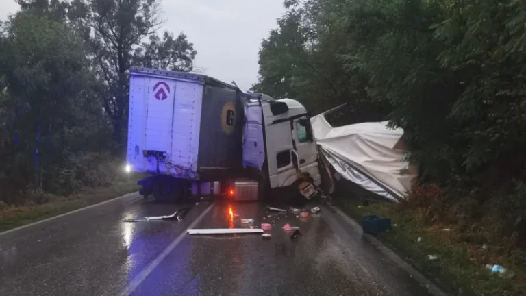Смазан между 2 тира: Мъж загина в жестоко меле край Самоводене