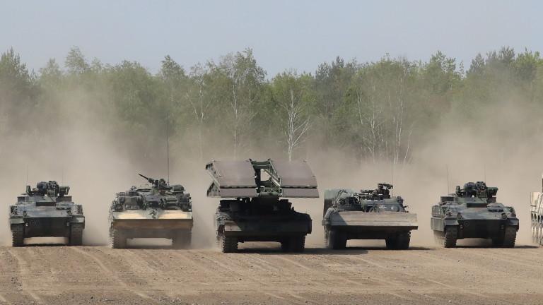 German Chancellor Merkel visits NATO task force