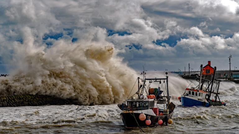 Storm Ciaran causes severe disruption on the south coast of England