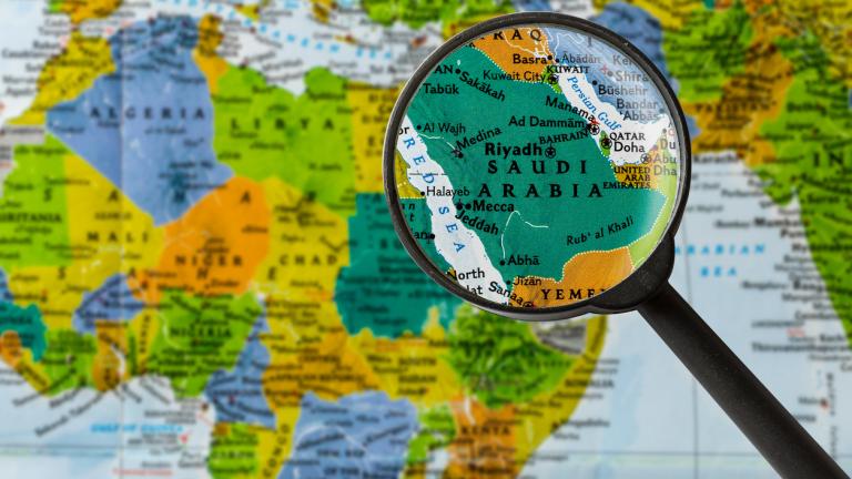 Map of Saudi Arabia