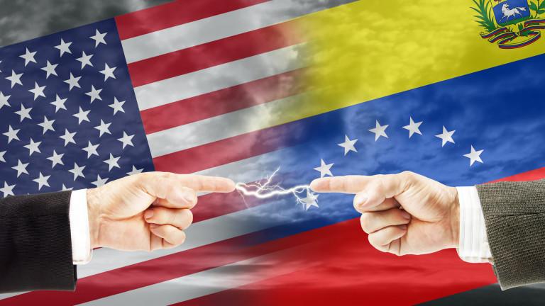 Confrontation and enmity between United States of America and Venezuela. Conflict and stress in the international policy
