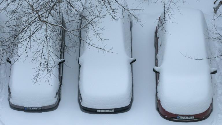 Snow in Chisinau