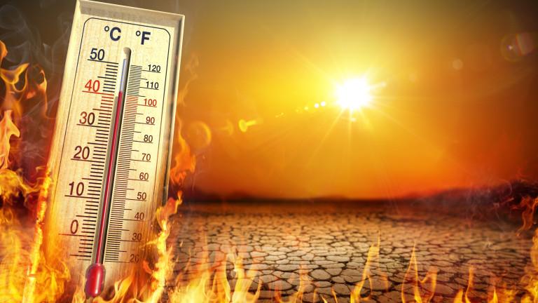 Heatwave With Warm Thermometer And Fire Global Warming And Extreme Climate Environment Disaster
