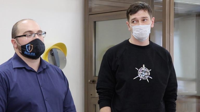Oleg Navalny, brother of Russian opposition leader Alexei Navalny in Moscow City Court