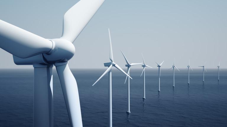 Windturbines on the ocean