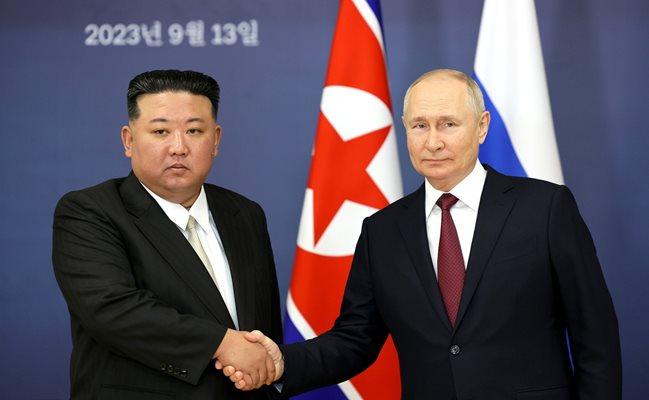 kim chen un vladimir putin