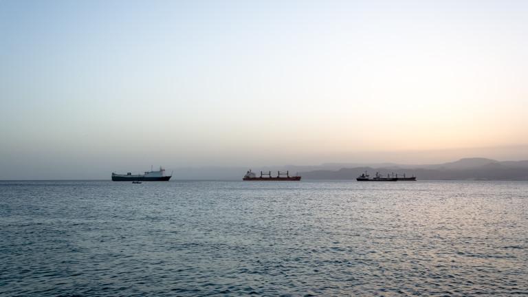 Sunny afternoon at Aqaba beach, Jordan