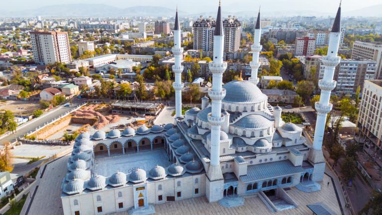 Aerial view of the Mosque