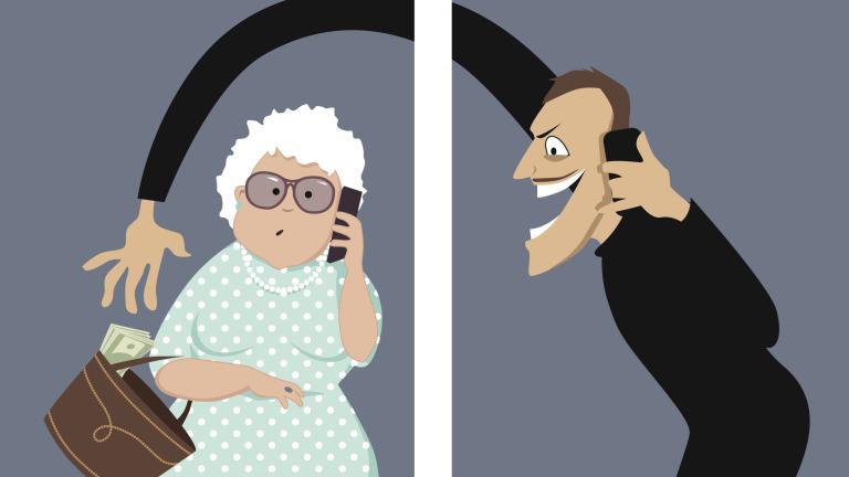 Phone scam