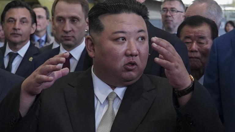 North Korean leader Kim Jong Un visits a Russian aircraft plant