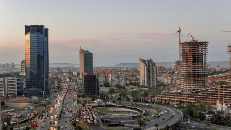 Modern Istanbul cityscape