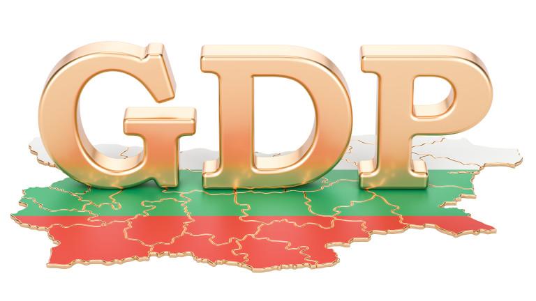 gross domestic product GDP of Bulgaria concept, 3D rendering isolated on white background