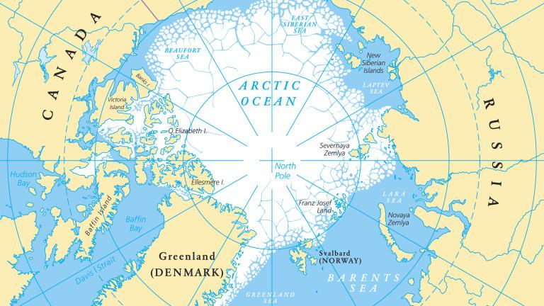 Arctic Region Map